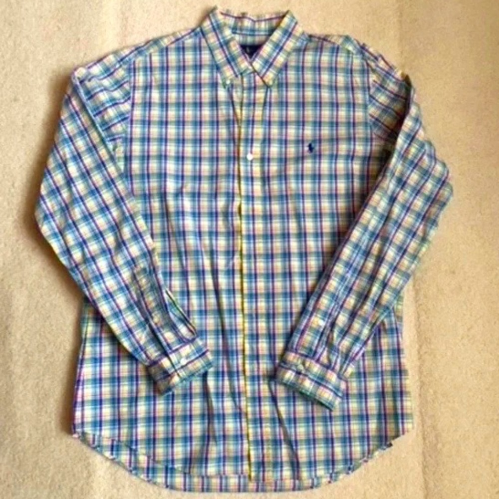 Ralph Lauren Plaid Button Down Shirt